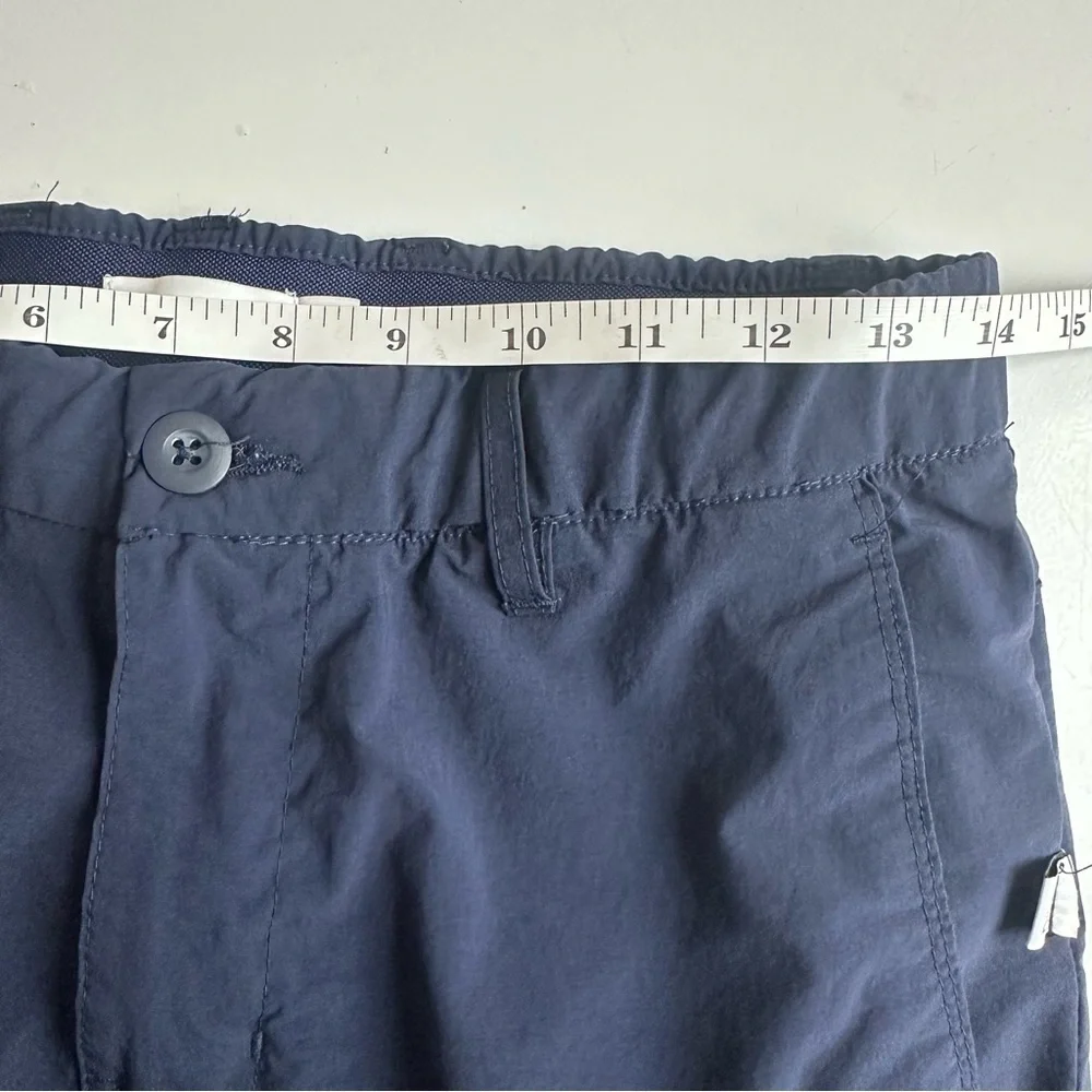 Onia 360 Tech Slim Fit Tapered Stretch Nylon Trousers Joggers Navy Blue Size 30